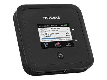 NETGEAR MR6150-100EUS Nighthawk 5G WIFI6 Mobile Router 