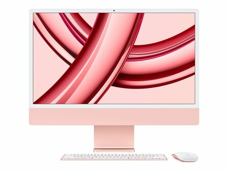 APPLE iMac Z19D 59,62cm 23,5Zoll Apple M3 8C CPU/10C GPU/16C N.E. 24GB 2TB SSD Gbit Eth. MM MaKey TID DE