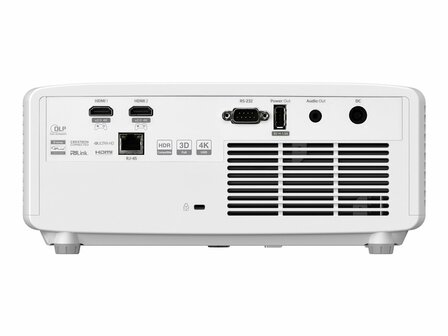 Optoma UHZ66 - DLP-Projektor - Laser - tragbar - 3D - 4000 lm - 3840 x 2160 - 16:9 - 4K - LAN - wei&szlig;