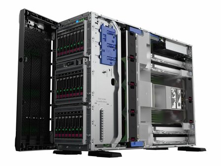 HPE ProLiant ML350 Gen11 Tower Xeon-S 4510 12-Core 2.4GHz 2x32GB-R 8xSFF Hot Plug 2x960GB SSD MR408i-o 2x1000W Server 