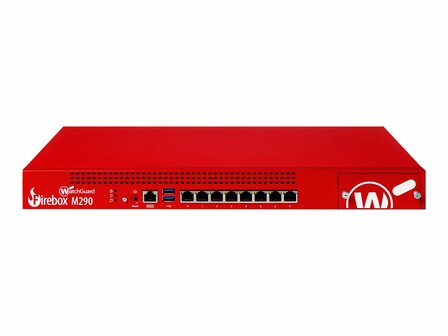 WatchGuard Firebox M290 - Sicherheitsger&auml;t - mit 3 Jahre Total Security Suite - 8 Anschl&uuml;sse - 1GbE - AC 90 - 264 V