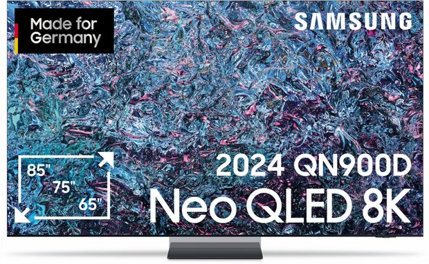 Samsung LED-Fernseher GQ65QN900DTXZG Graphit-Schwarz