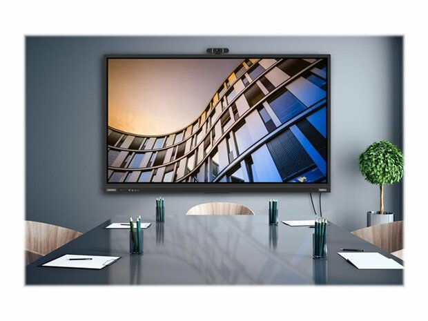 Lenovo ThinkVision T75 190 cm (75") LCD-Display mit LED-Hintergrundbeleuchtung - 4K - für interaktive Kommunikation