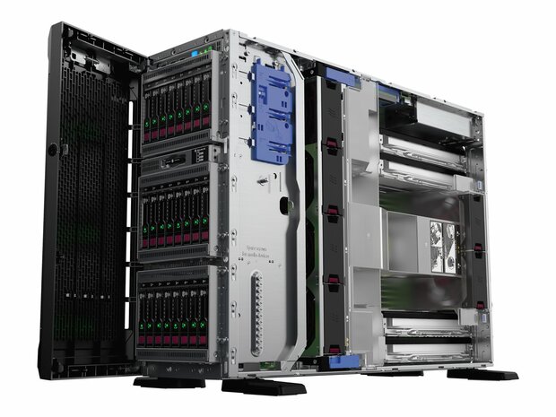 HPE ProLiant ML350 Gen11 Tower Xeon-G 5418Y 24-Core 2.0GHz 1x32GB-R 8xSFF Hot Plug BC MR408i-o No Optical 1000W Server 