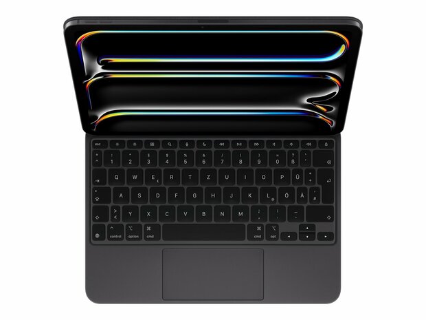 APPLE Magic Keyboard für iPad Pro 11 (M4) - Deutsch - Weiß - Schwarz 