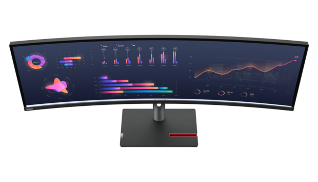 Lenovo ThinkVision P49w-30 - LED-Monitor - gebogen 